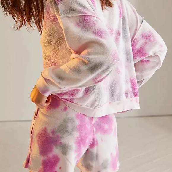 Free People Kelly Washed Tie Dye Set Sz Small - Picture 2 of 11